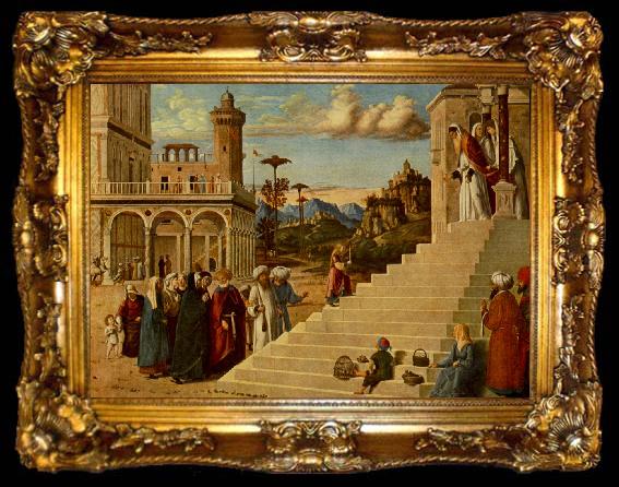 framed  CIMA da Conegliano The Presentation of the Virgin dfgf, ta009-2